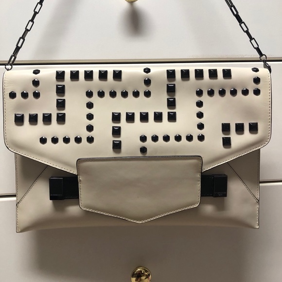 RAFE STUDDED CLUTCH WITH CHAIN - Picture 3 of 3